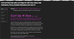 Desktop Screenshot of curlupndye.com